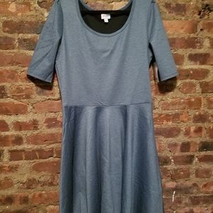 NWT LuLaRoe blue Nicole dress - 3XL